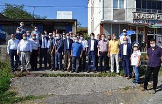 Başkan Bozkurt Kaptaş’ta alkışlar ile karşılandı