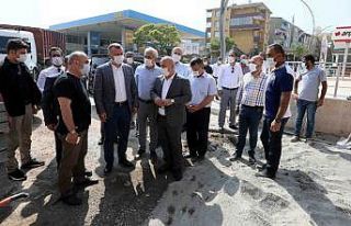 Başkan Büyükakın Darıca’daki alt yapı çalışmalarını...