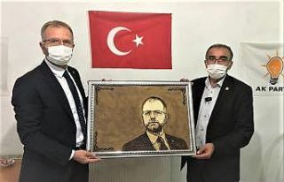 Başkan Ceyhun, yeni seçilen teşkilat mensuplarıyla...