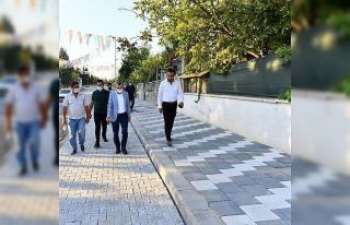 Başkan Çınar, yol çalışmalarını inceledi