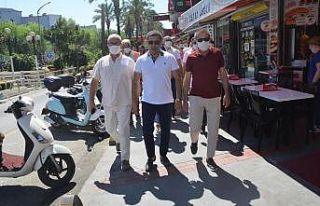 Başkan Günel halkın içine girerek, sorunlarla...