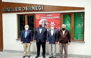 Başkan Gür’den gazilere ziyaret