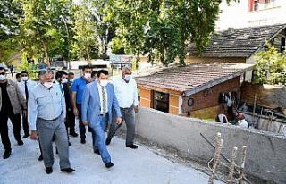 Başkan Gürkan’dan Cami inşaatında inceleme