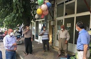 Başkan Kılınç, eski Samsat Caddesi esnafıyla...