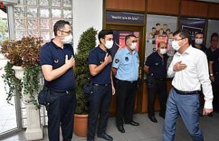 Başkan Özcan zabıta personelini unutmadı