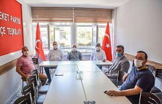 Başkan Özkan’dan MHP ilçe teşkilatına ziyaret