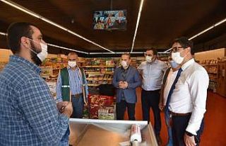 Başkan Özlü ve Kaymakam Gültekin’den korona...