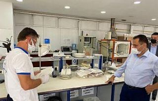 Başkan Şahin’in fabrika ziyareti