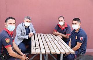 Başkan Şayir’den itfaiye personeline ziyaret