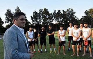Başkan Serkan Acar’dan Aliağaspor FK antrenmanına...