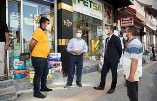 Başkan Vekili Aslan’dan esnaf ziyareti