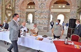 Başkan Yıldız, mahalle muhtarlarıyla "Tersane...