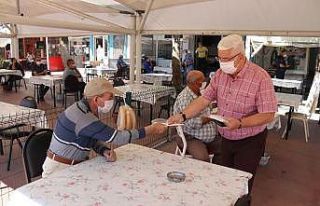 Başkan Yüksel Ergene’yi maskesiz bırakmıyor
