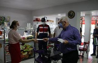 Başkan Yüksel koronavirüs denetimine katıldı