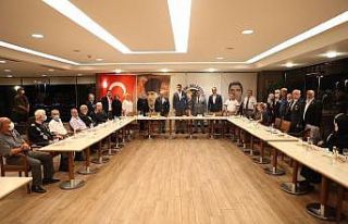 Başkan Yüksel, şehit ve gazi aileleriyle akşam...