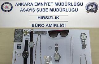 Başkent’te 15 evi soyan hırsızlara polisten film...
