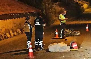 Başkent’te virajı alamayan motosiklet sürücüsü...