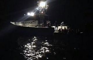 Batan tekneden çığlıklar yükseldi