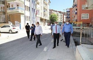 Battalgazi’de cadde ve sokaklar yenileniyor