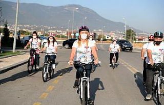 Bayan Başkan mesaiye pedal çevirerek başladı