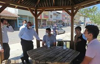 Bayat’ta korona virüs denetimi