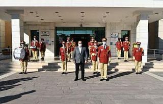 Belediye bandosu göz doldurdu