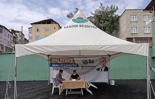 Belediye mahallemizde çadırı 17. mahallesinde