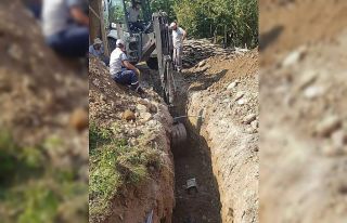 Beyköy Belediyesi alt yapı çalışmalarının yüzde...