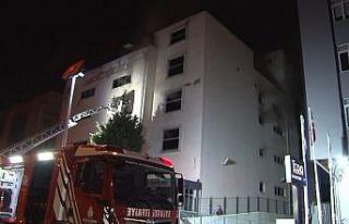 Beylikdüzü’nde tekstil fabrikasının deposunda...