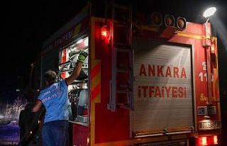 Beypazarı’nda korkutan yangın