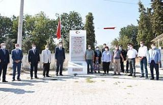 Bigadiç’te Çanakkale şehitleri anıtı açıldı