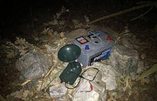 Bıldırcın sesi çıkaran 8 düzenek imha edildi