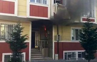 Binanın trafosunda çıkan yangın paniğe neden...