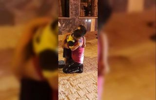 Bir babanın feryadına polis yetişti