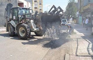 Bismil’de asfalt çalışmaları sürüyor