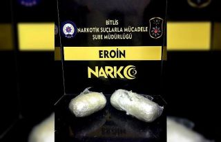 Bitlis’te 1 kilo eroin ele geçirildi