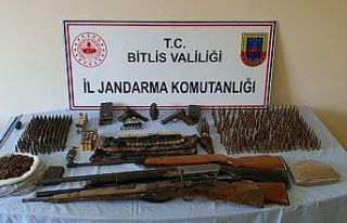 Bitlis’te silah ve mühimmat ele geçirildi