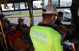 Bodrum’da minibüs ve taksilere Kovid-19 denetimi...
