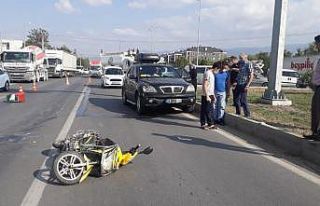 Bolu’da ciple çarpışan motosiklet sürücüsü...