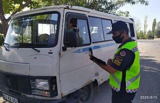 Bolvadin’de toplu taşıma araçlarına yönelik...