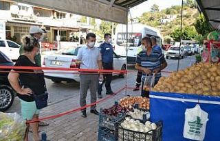 Bozyazı’da esnafa maske, mesafe ve hijyen uyarısı