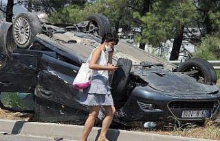 Bu araçtan burnu bile kanamadan çıktı