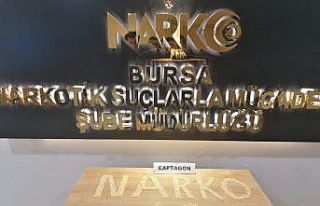 Bursa’da 2 bin adet captagon ele geçirildi