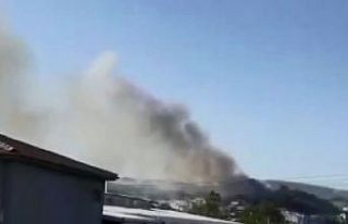 Bursa’da korkutan yangın