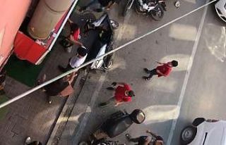 Bursa’da pala ve sopalı esnaf kavgası kamerada...