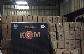Bursa’da sahte tütün operasyonu