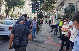 Bursa’da yolun karşısına geçmeye çalışırken...