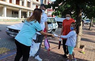 Büyükşehir Bozdoğan’da minik öğrencileri unutmadı