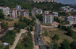 BÜyükşehir yol yapım çalışmalarını sürdürüyor