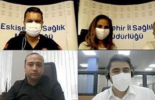 Çalışanları salgından koruma eğitimi verildi